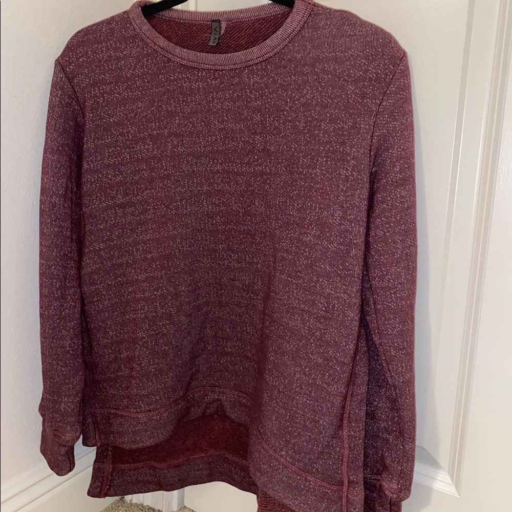 Vimmia split hem purple sweater size S